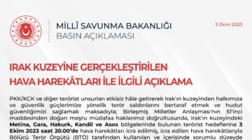 T.C. Millî Savunma Bakanlığı Basın Açıklaması!
