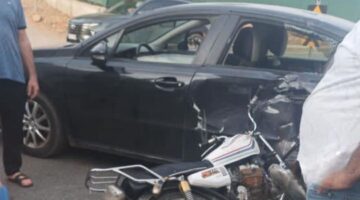 Tosmur’da Motosiklet Kazası Meydana Geldi