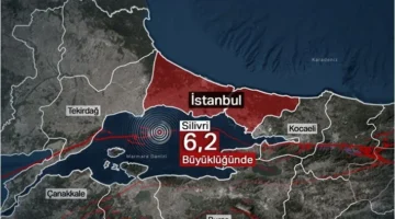 İstanbul’da 6,2 Büyüklüğünde Deprem