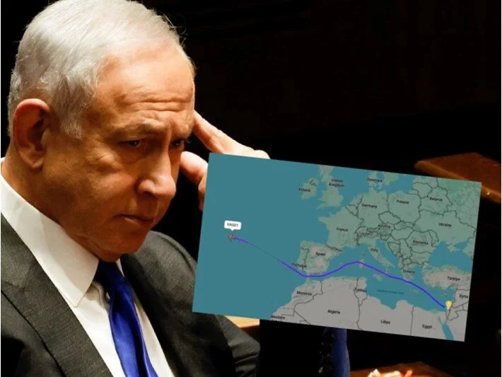Netanyahu Uçmuyor Kaçıyor