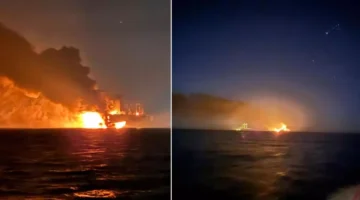 Karadeniz’de 2 Tanker Gemisinde Patlama