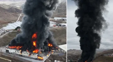 Kimya Fabrikasında Yangın