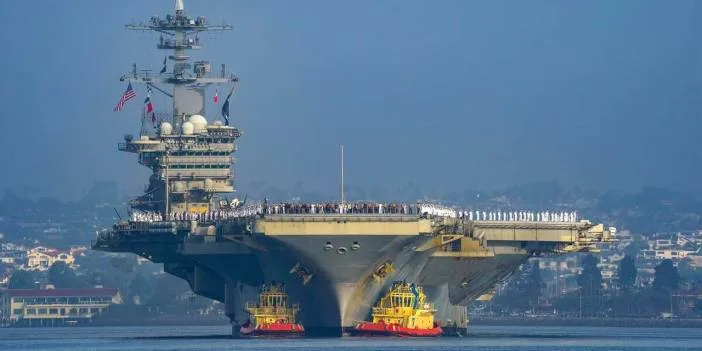 İran’a Yaklaşan USS Abraham Lincoln Uçak Gemisi