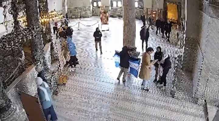 Ayasofya’da Provokasyon