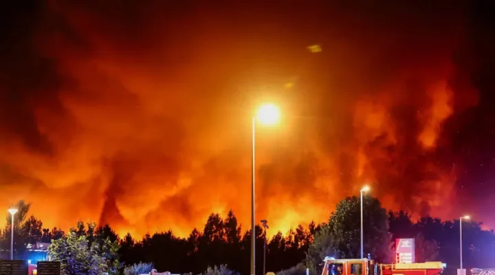 Fransa Ve İspanya’da Orman Yangınları